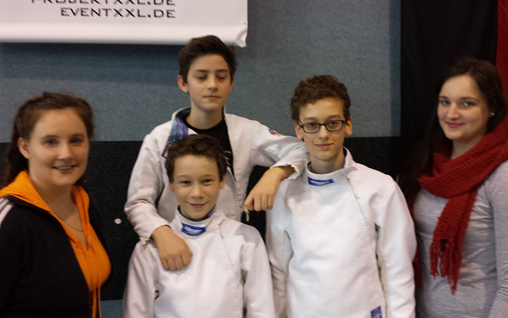 Pressefoto Fechten TVH - 2014-03 Bezirkssportfest