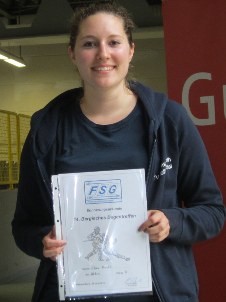 Pressefoto Fechten TVH - 2014-07 Castrop-Rauxel Gummersbach Trier2