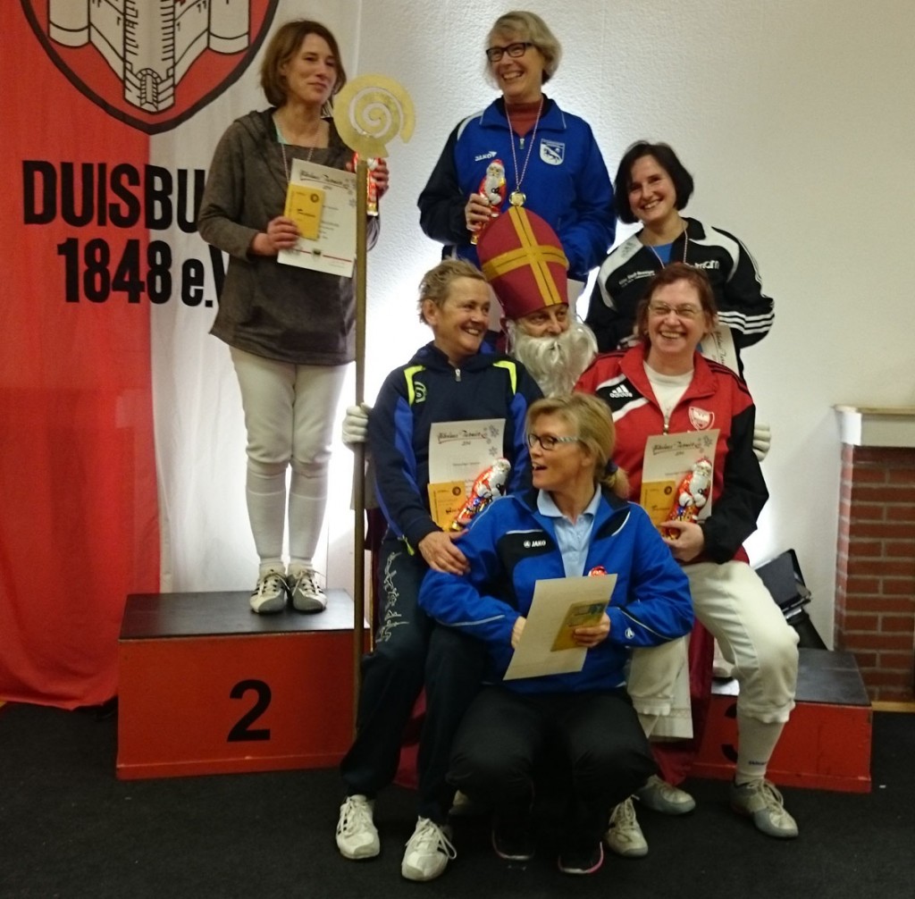 Pressefoto Fechten TVH - 2014-12 Duisburg Nikolaus2